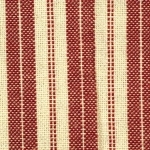 Dunroven House - Homespun Ticking - Provenal - Stripe, Red/Cream
