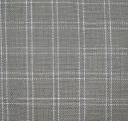 Dunroven House - Tea Towel - Basketweave Plaid Check, Taupe/White