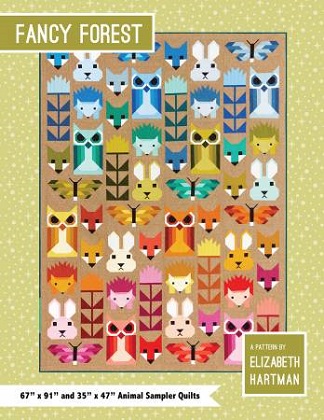 Elizabeth Hartman Pattern - Fancy Forest -  Animal Sampler Quilt
