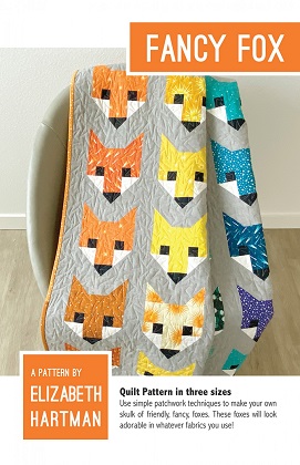 Elizabeth Hartman Pattern - Fancy Fox - Quilt Patttern in 3 sizes