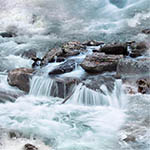 Elizabeth Studio - Landscape Medley - Water On Rocks, Blue