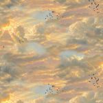 Elizabeth Studio - Noah's Ark - (Landscape Medley) - Clouds with Birds, Multi