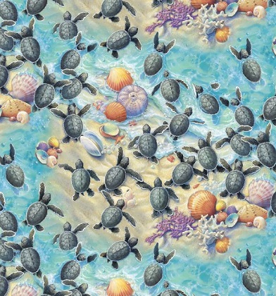 Elizabeth Studio - Race To Safety - Turtles on The Beach, Multi