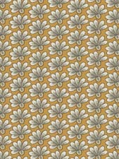 Exclusively Quilters - Mariposa - Daisies, Gold