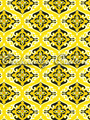 Exclusively Quilters - Sundance - Geometric, Yellow