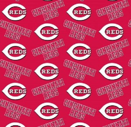 Fabric Traditions - MLB - Cincinnati Reds, Red