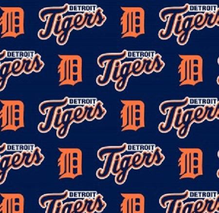 Fabric Traditions - MLB - Detroit Tigers, Navy