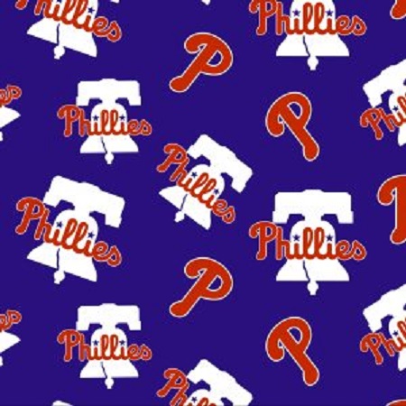 Fabric Traditions - MLB - Philadelphia Phillies, Blue