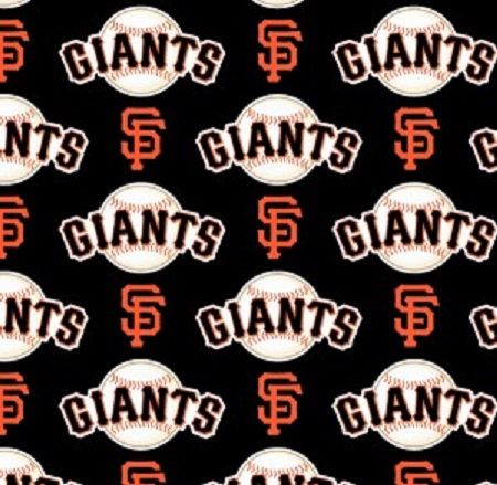 Fabric Traditions - MLB - San Francisco Giants - Black/Orange