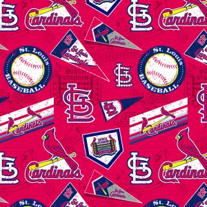 Fabric Traditions - MLB - St. Louis Cardinals - Sport Emblems, Red