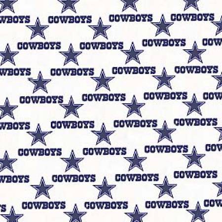 Fabric Traditions - NFL - Dallas Cowboys, White