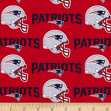 Fabric Traditions - NFL - New England Patriots, Red