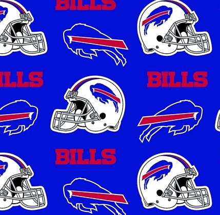 Fabric Traditions - NFL Fleece - Buffalo Bills, Blue