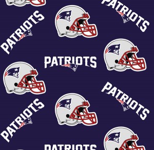 Fabric Traditions - NFL Fleece - New England Patriots, Blue