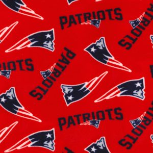 Fabric Traditions - NFL Fleece - New England Patriots, Red