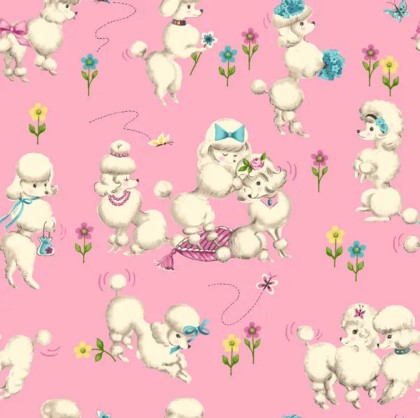 Freckle + Lollie - Little Darlings - Oodles of Poodles, Pink