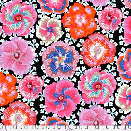 Free Spirit - Kaffe Fassett - Floating Hibiscus, Contrast