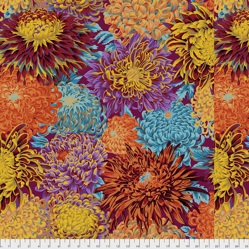 Free Spirit - Kaffe Fassett - Japanese Chrys, Autumn