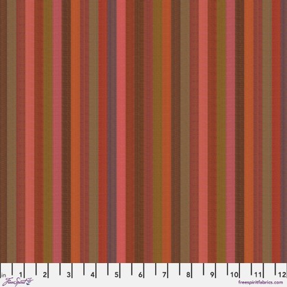 Free Spirit - Kaffe Fassett - Narrow Stripe, Tomato