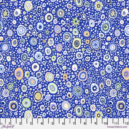 Free Spirit - Kaffe Fassett - Roman Glass, Blue/White