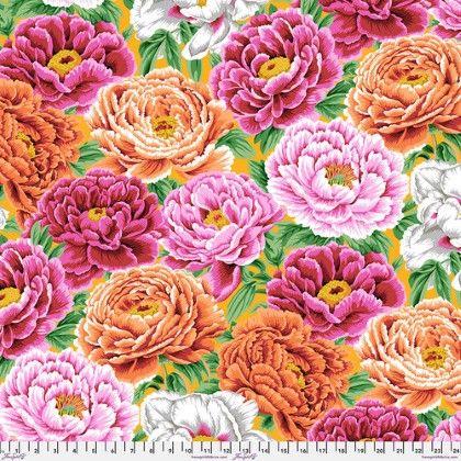 Free Spirit - Kaffe Fassett - Tibetan Peony, Warm