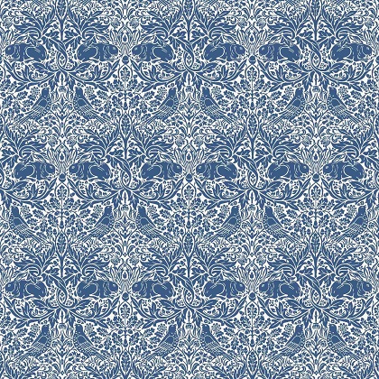 Free Spirit - Morris & Co. - Brer Rabbit, Blue