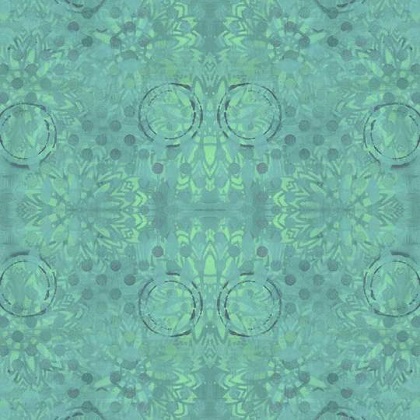 Free Spirit - Pizzazz - Medallions, Aquamarine