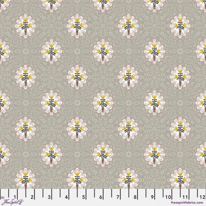 Free Spirit - Silent Night - Soft Floral, Taupe