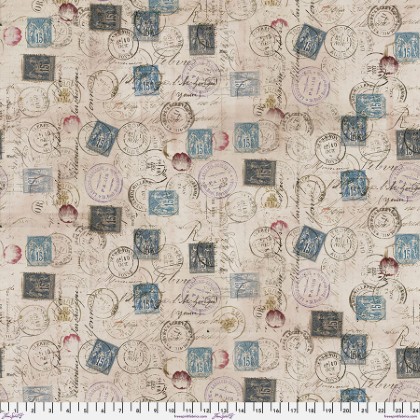 Free Spirit - Tim Holtz - Foundations - Correspondence, Taupe