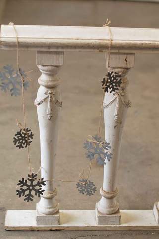 Garland - Metal Snowflake Garland