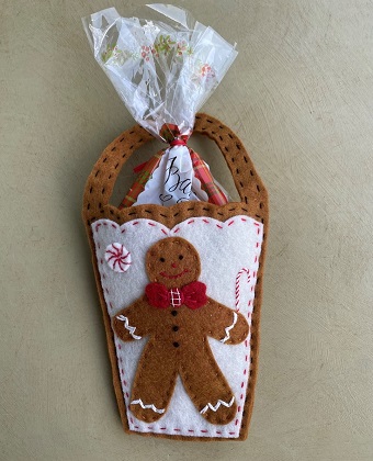 Gigi's Wool Patterns - Party Favor - Gingerbread Delight - #FVR3