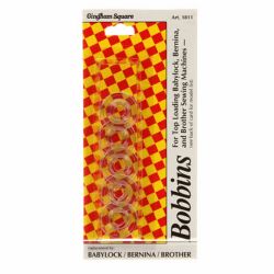 Gingham Square - Bobbins - Babylock/Bernina/Brother - Top Loading Plastic