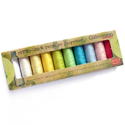 Gutermann - rPET Recycled Sewing Thread - Light Colors