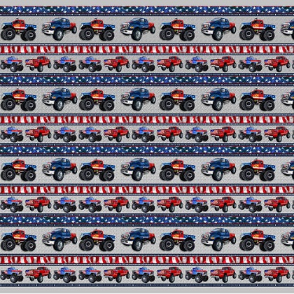 Henry Glass - American Truckers - Border Stripe, Silver