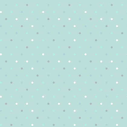 Henry Glass - Boho Buddies - Dot, Light Teal