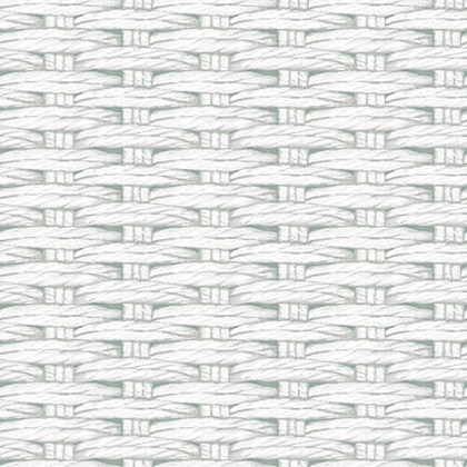 Henry Glass - Lavender Garden - Basket Weave, White