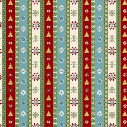 Henry Glass - Nordic Holiday - Mini Stripe, Ice Blue