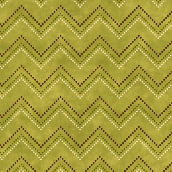 Henry Glass - Pet Rescue - Dotted Chevron, Green