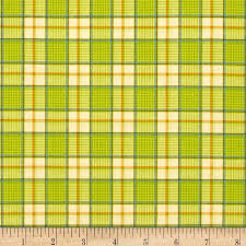 Henry Glass - Rest Your Head - Plaid, Green/Yellow