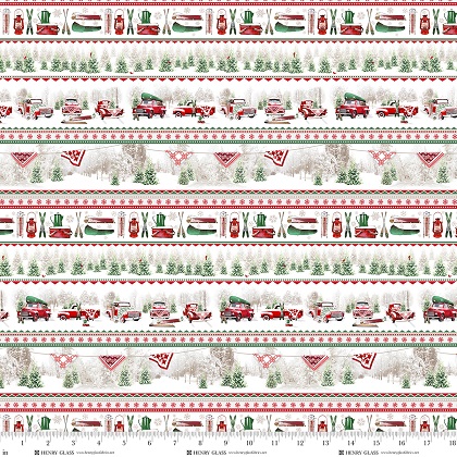 Henry Glass - Tailgate Traditions - Novelty Truck Stripe, Multi