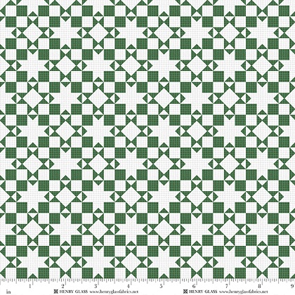 Henry Glass - Tailgate Traditions - Patchwork, Green