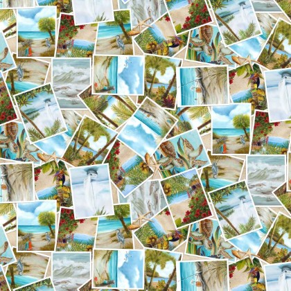 Henry Glass - Window to Paradise - Poscard Tossed, Sand