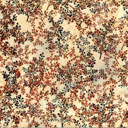 Hoffman Califorina - Bali Batik 2022 - Sprig, Bourbon