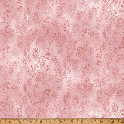 Hoffman California - Blushwing - Leafy Stems. Pink