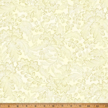 Hoffman California - Crown & Vine - LES Fleurs, Cream/Gold
