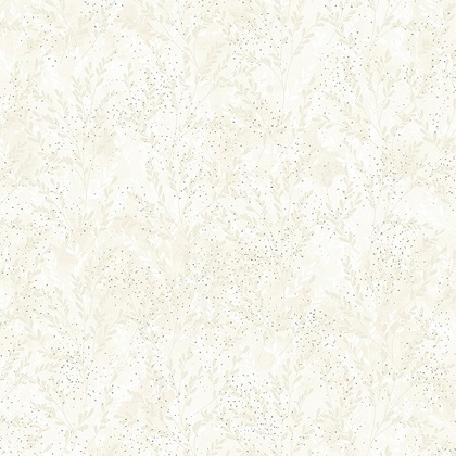 Hoffman California - Fly Freely - Speckled Foliage, Ivory/Silver