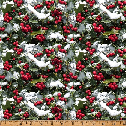 Hoffman California - Frosted Holidays - Holly, Christmas