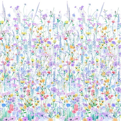 Hoffman California - Garden Bliss - Pastel Wild Flowers, Spring