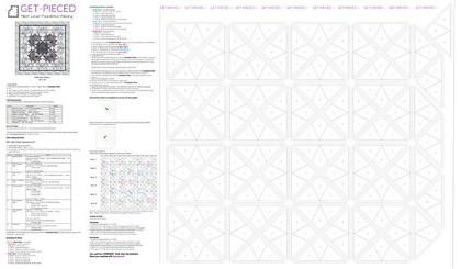 Hoffman California - Get Pieced Fabric Panel -