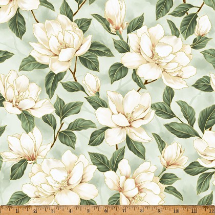 Hoffman California - Ornament Grove - Magnolias, Eucalyptus/Gold